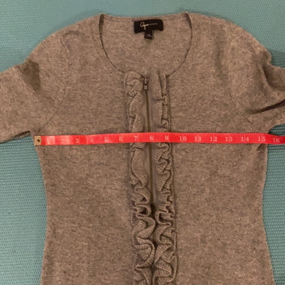 Aqua Cashmere zip up cardigan - Picture 4 of 6